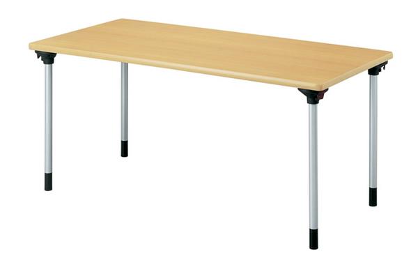 折りたたみテーブル 会議用テーブル 幅1500×奥行750×高さ700mm ニシキ KMH-1575