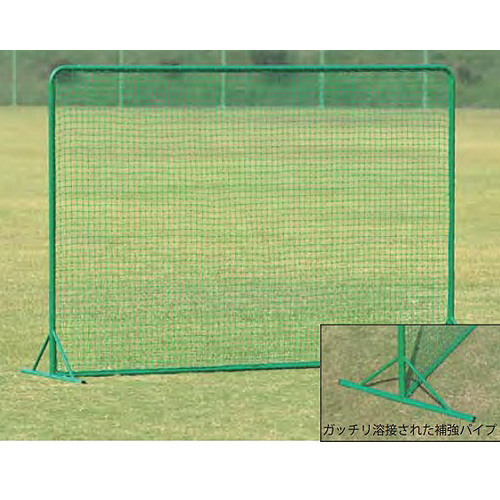 防球ネット 幅3m 高さ2m アルミ製 軽量 自立式 頑丈 野球 練習用 防護 ネット フェンス バックネット 守備 部活 テニス 安全対策用 グラウンド 備品 S-4794 通販