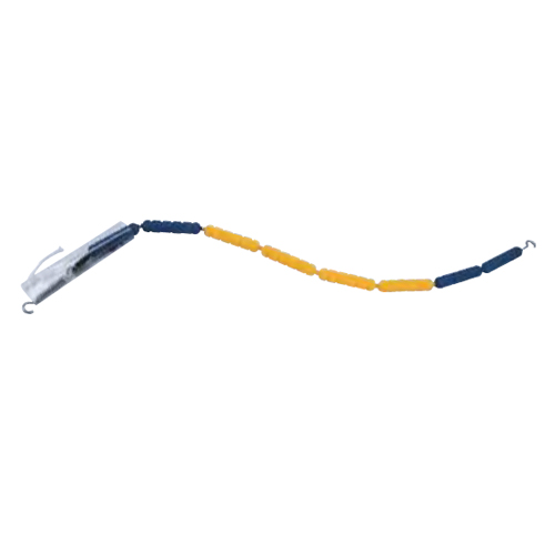コースロープ 青×黄 25M用 ワイヤーロープ プール用品 水泳 部活 組立不要 施設 スポーツジム 日本製 S-8558-59 通販