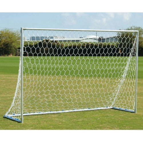 アルミミニゴール 簡易サッカーゴール 幅3×高さ2m ネット付 S-0744